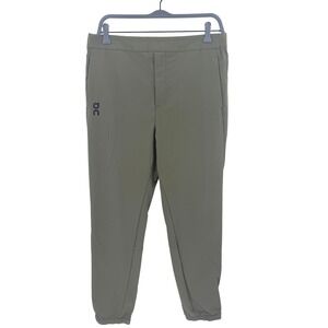 On Running Mens Active Pants Olive Green Size Large Technical Training Joggers